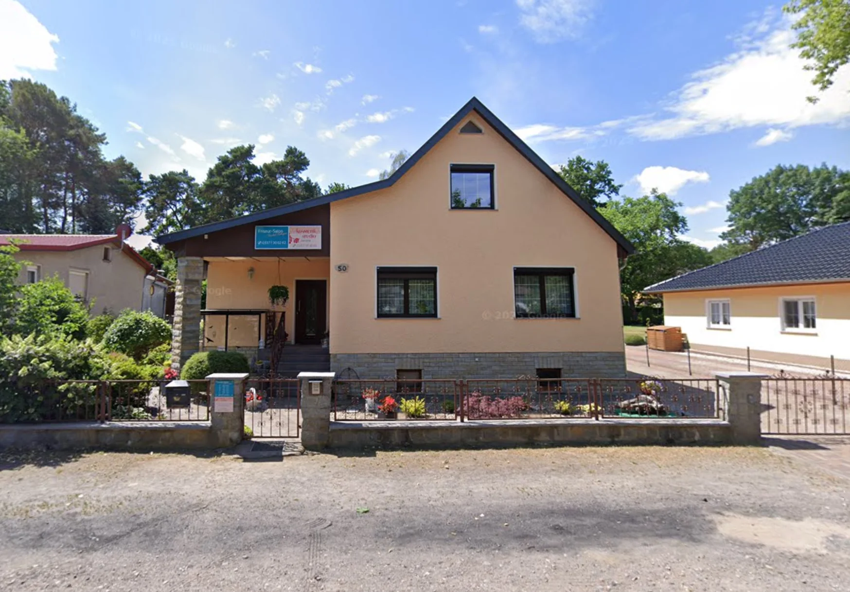 Außenansicht des Studios in Zossen